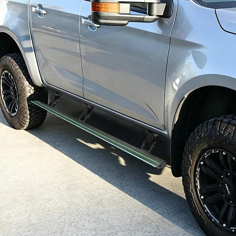 Automatic Electric Power Side Step Neon Led Dual Lights Running Board for BT-50 Crew Cab 2017+