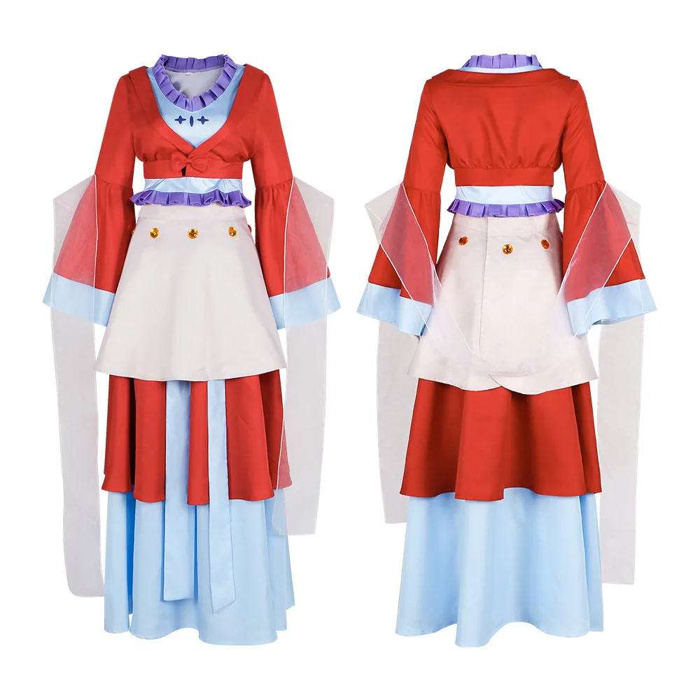 Anime Maomao Cosplay Kostuum Rode Jurk Outfit Hanfu Oudheid Uniform Halloween Carnaval Feest Voor Vrouwen Pak