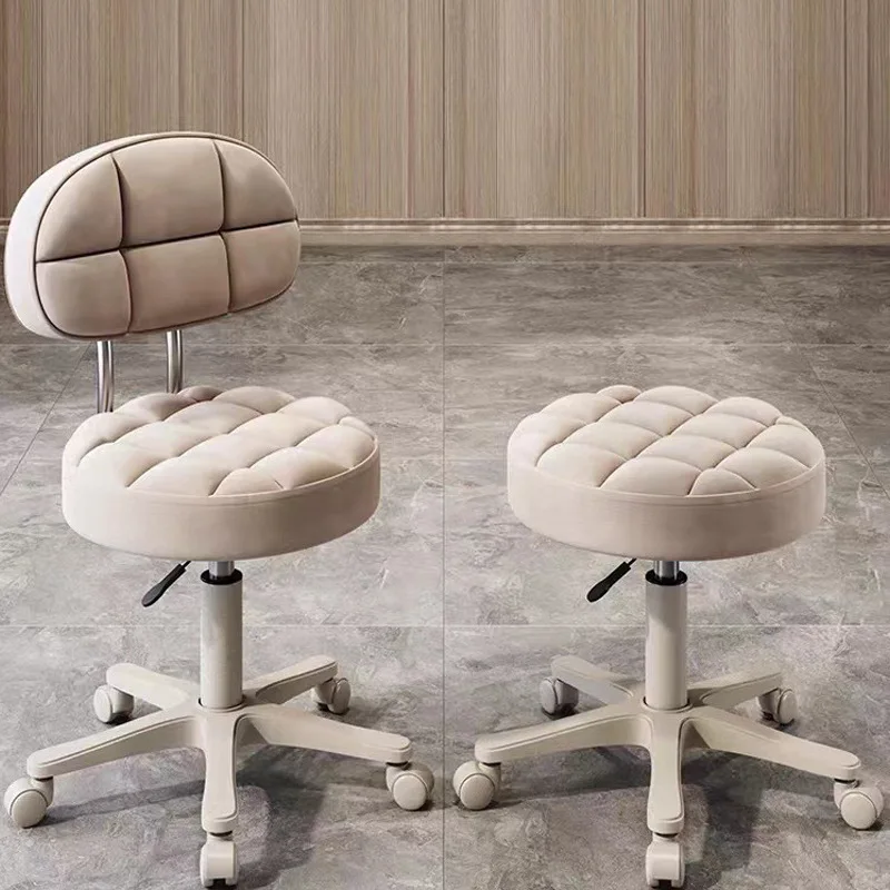 Swivel Backrest Barber Chair Makeup Master for Nail Salon Hairdresser Barber Chair Ergonomic Taburete Beauty Salon Furniture AA