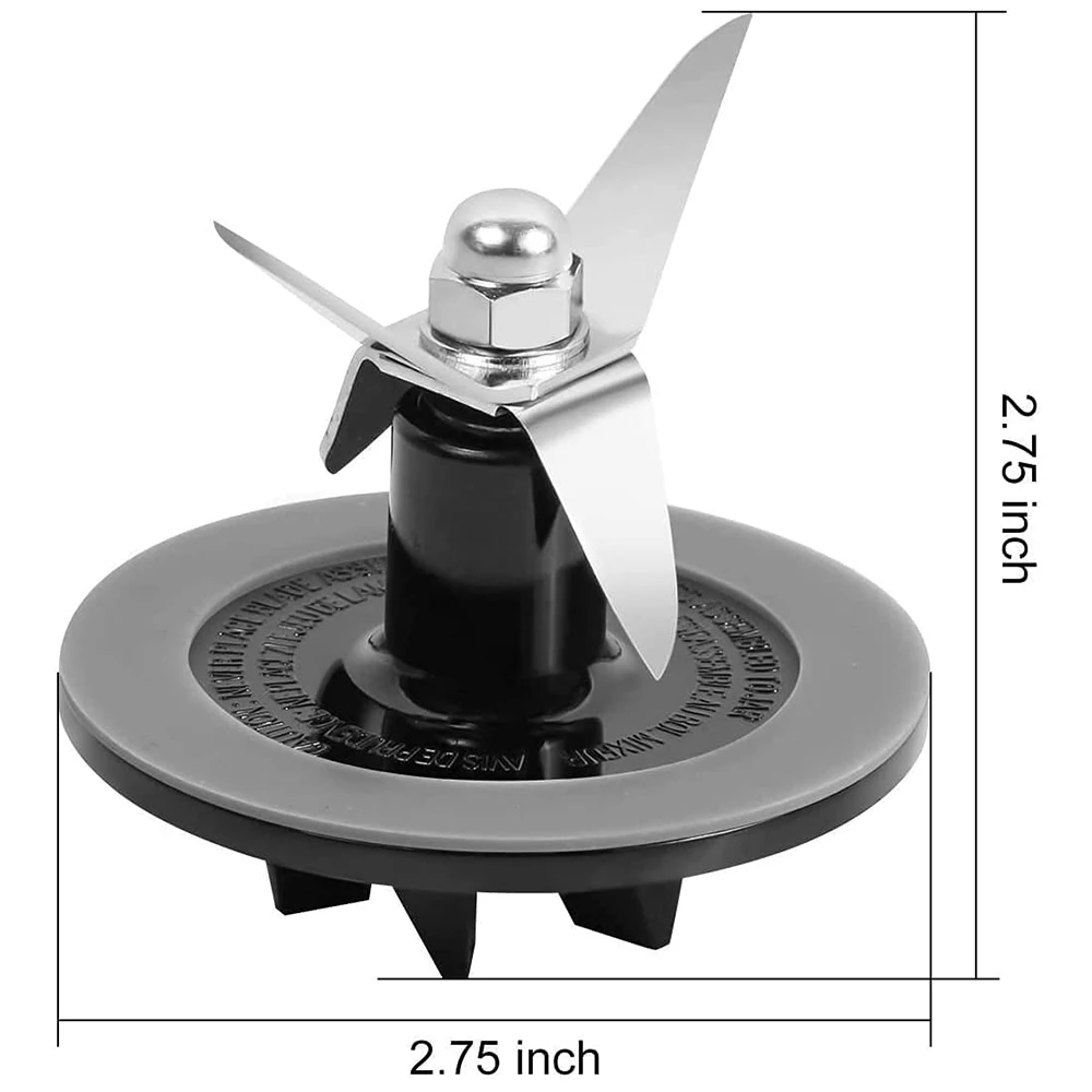 Stainless Steel Blender Blades Cutting Assembly Replacement Compatible for Cuisinart SPB-456-2B