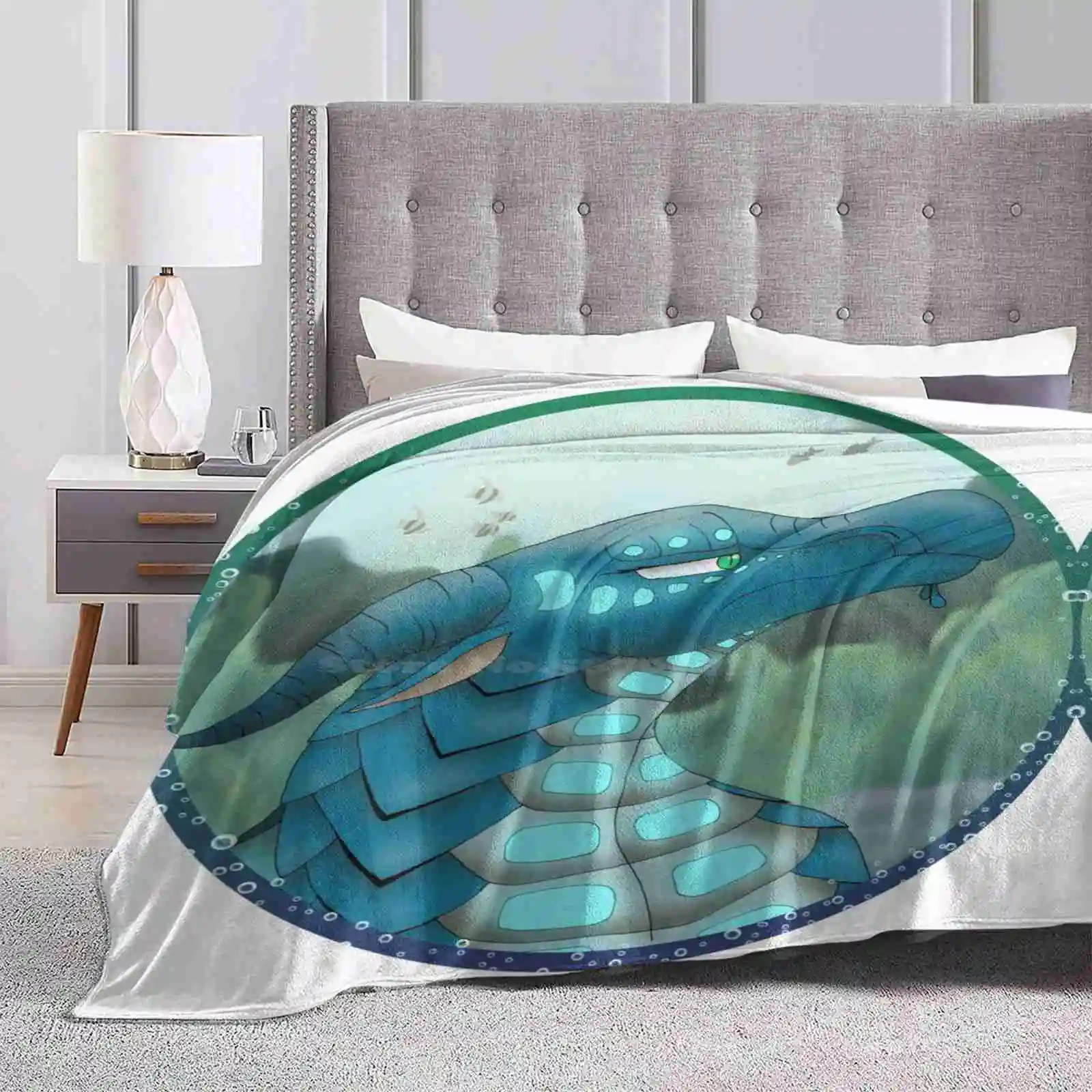 Tsunami The Seawing Circle Blanket Soft Warm Travel Portable Blanket Tsunami The Seawing Circle Dragonets Of Destiny Wings Of