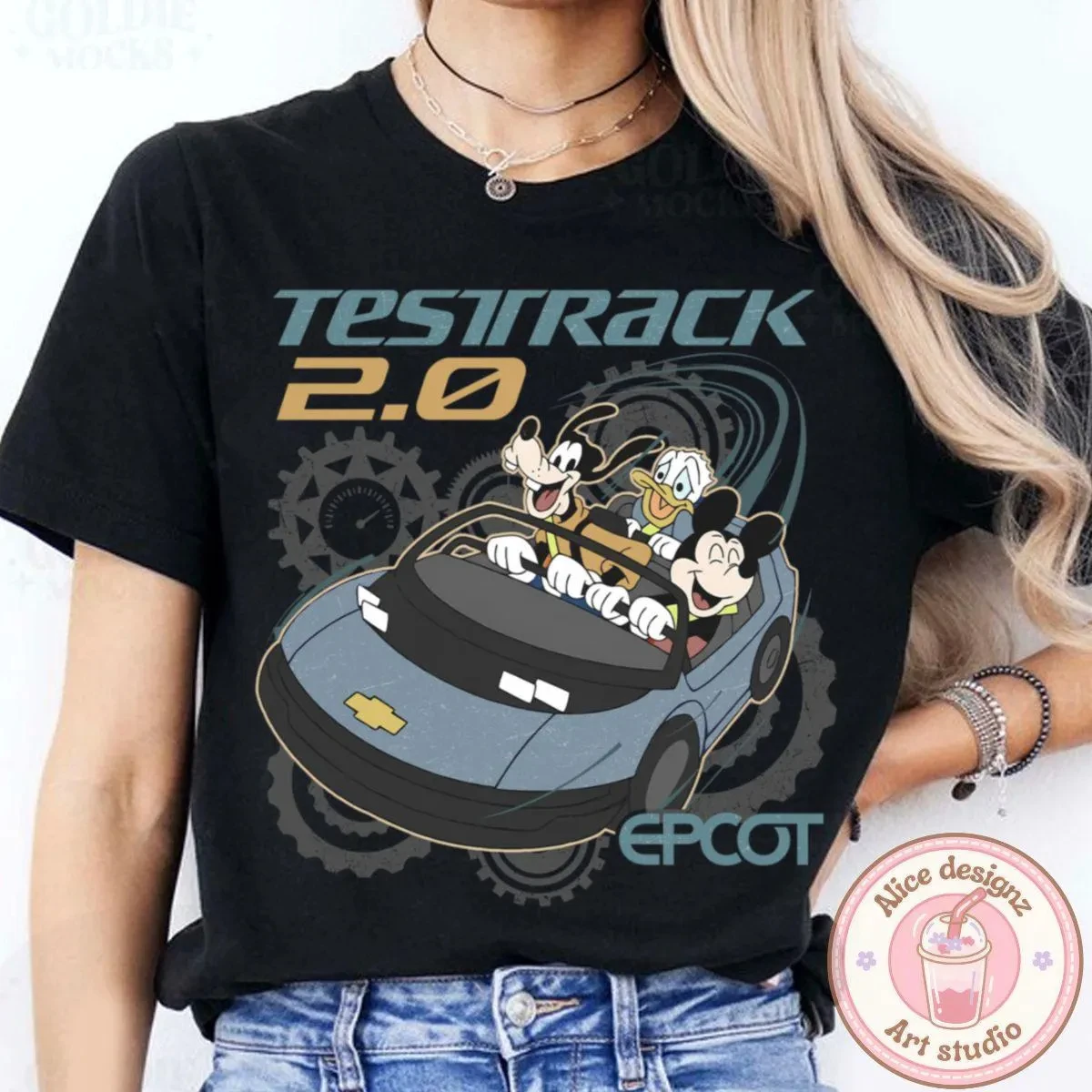 Camiseta Epcot Test Track 2,0, nueva camiseta Epcot Center Ride de Disney, camiseta WDW Disney Journey Family Test Track