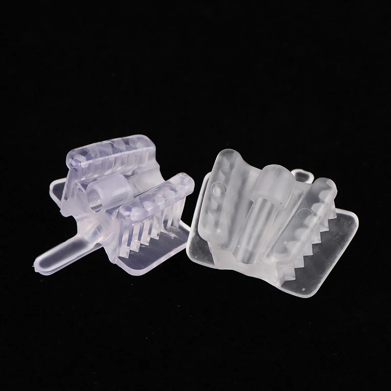 1pcs Dental Siliconen Mond Ondersteuning Holding Speekseluitwerper Zuig Tip Occlusale Pad Mond Opener Retractor Mondhygiëne Materiaal