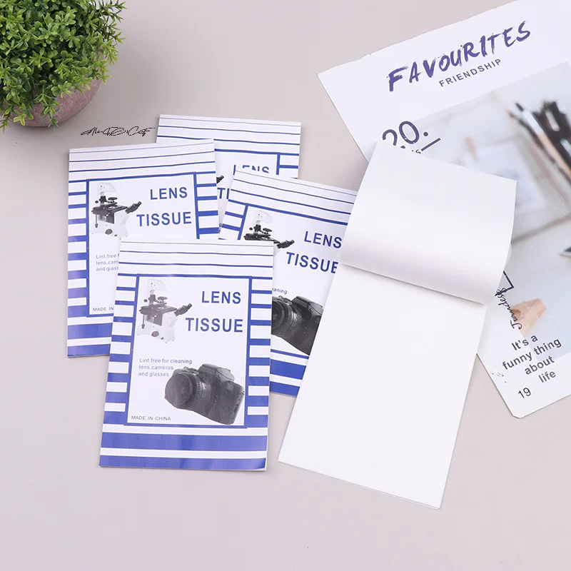 50 Buah/Kertas Lensa 10*15Cm Kertas Penyeka Lensa Besar Mikroskop Cermin Tunggal