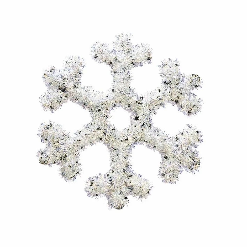 Crafts 32cm 12.60in Christmas Snowflake Delicate Sequin Large Snowflake Creative Snowflake Ornament Office