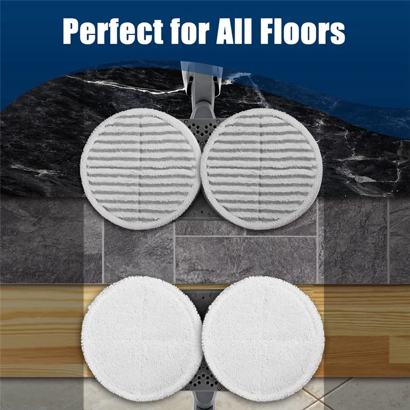 4 قطعة منصات بديلة لبيسيل سبين ويف بالطاقة ممسحة الأرضية الصلبة 2037/2039A/2052Z/2124/2240Z قابل للغسل SQ