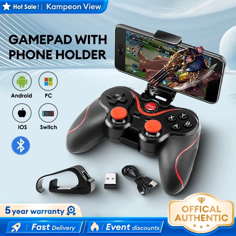 Wireless Game Controller Bluetooth Gamepad For Android iOS Phone PC Laptop TV Joystick Gaming Accessories