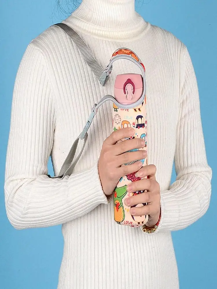 Accessoires de Camping de Sport, couvercle de bouteille d'eau Portable, plusieurs couleurs, étui de bouteille d'eau, manchon de tasse sous vide, Sport de plein air