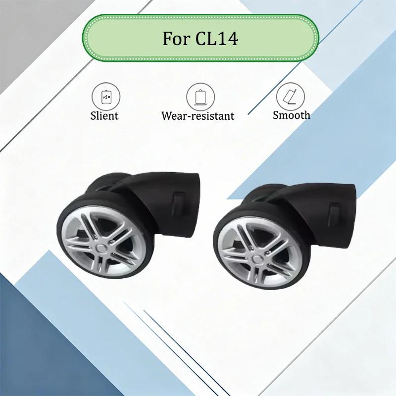 

For CL14 Heavy Duty Suitcase Wheels Replacement Kit Smooth Rolling Swivel Casters Easy Install Luggage Accessories