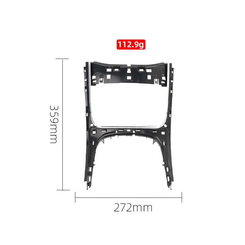 For Mercedes Benz S Class W222 14-20 Armrest Box Ashtray Cup Holder Chrome Frame Console Center Electroplated Silver Cover Trim