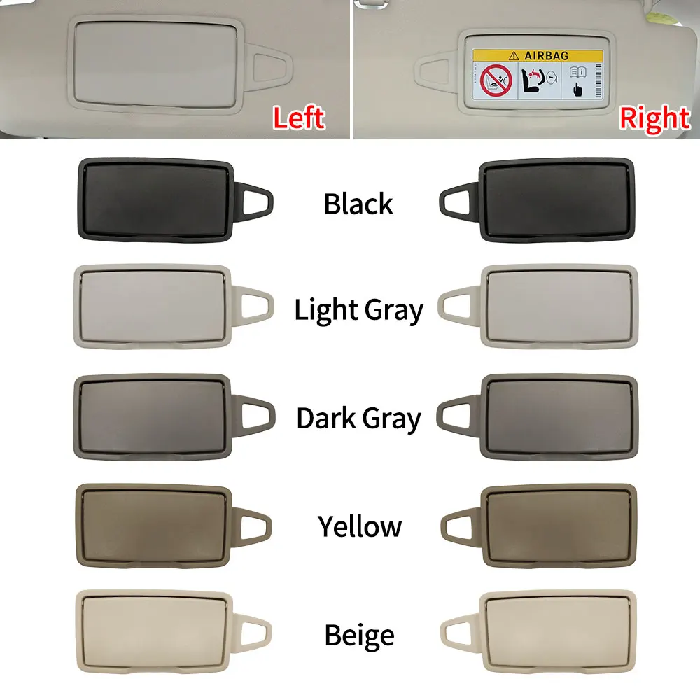 Car Interior Front Sun Shade Visor Makeup Cosmetic Mirror Cover For Mercedes Benz S Class W222  2014-2020 S300 S320 S350 S400