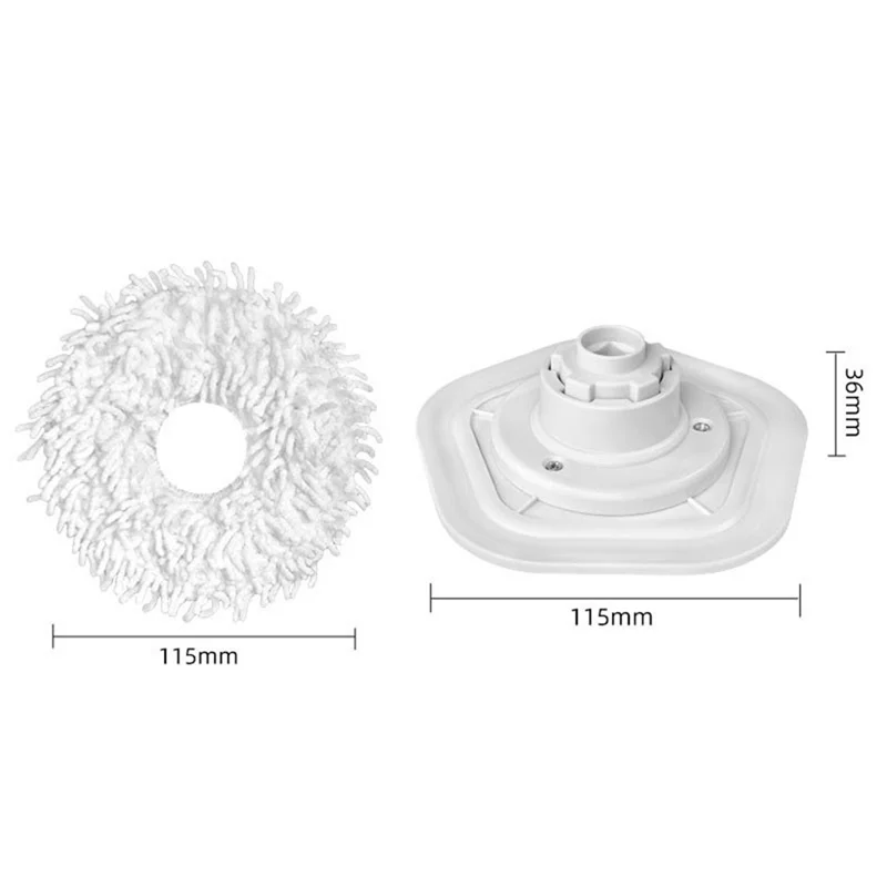 وسادات قماش ممسحة بديلة AF93-Mop للمكنسة الكهربائية Dreame Bot W10 / W10 Pro مع حامل