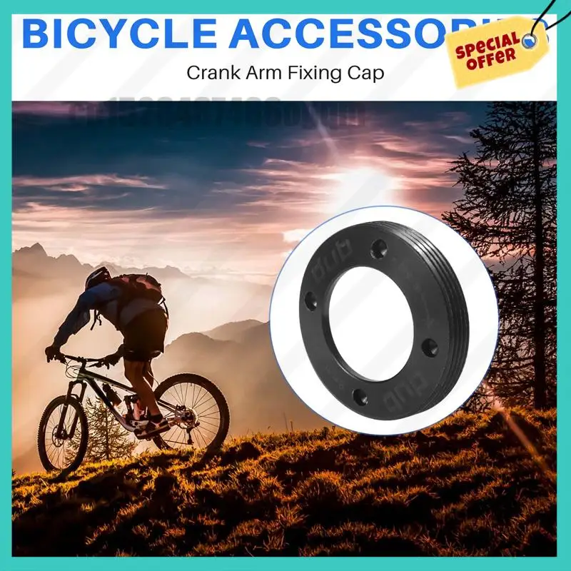 -ABJZ 2 قطعة غطاء ذراع كرنك متوافق مع نظام SRAM Dub، غطاء جانبي من سبائك الألومنيوم الأسود M18/M30 BB30 /Dub، غطاء تثبيت ذراع الساعد #3