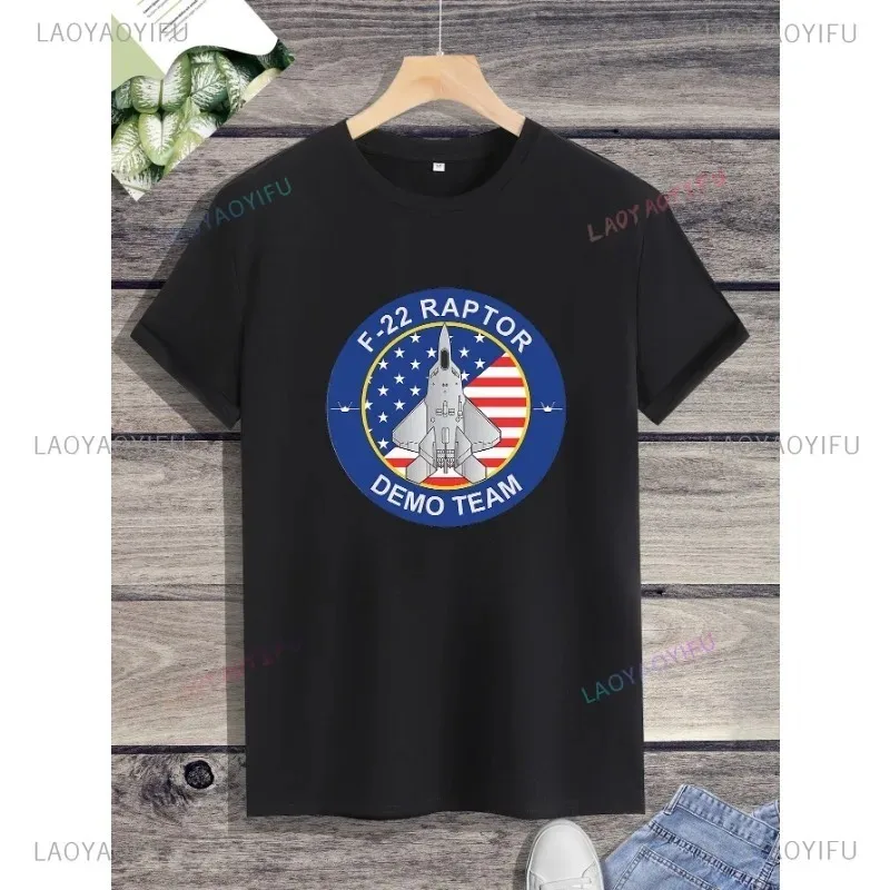 Camiseta estampada de Aircrafts combatata clásica de ocio Harajuku para hombre, Top de verano con cuello redondo, manga corta, estilo de chico resistente, tendencia