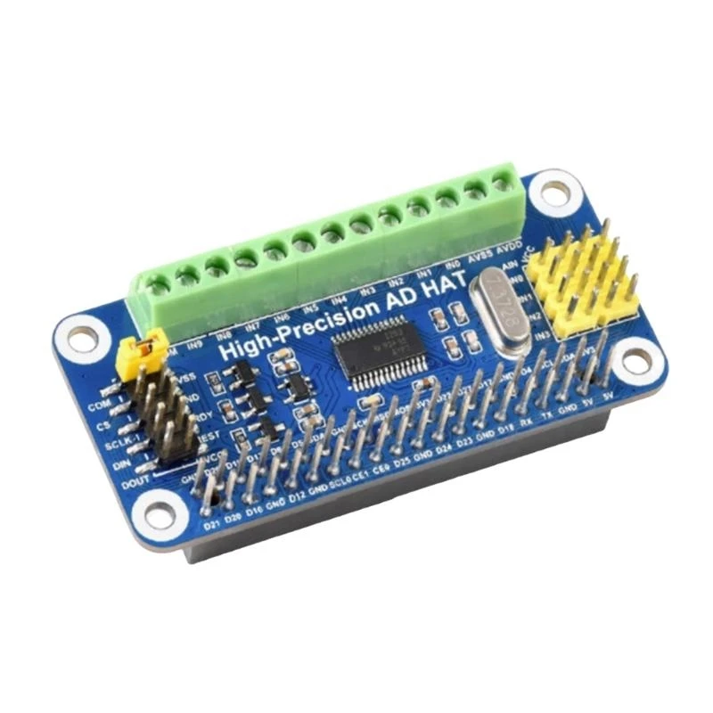 Y1UB High-Precision HAT with 10-Ch 32-Bit ADS1263 &JetsonNano