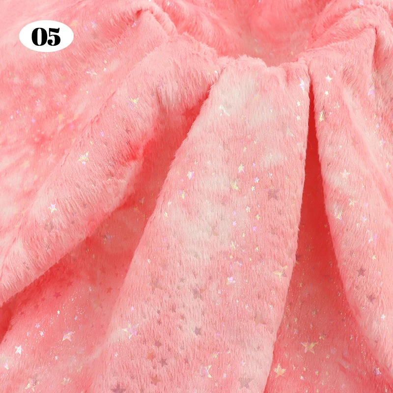 

100x160cm Colorful Thicken Warm Lamb Wool Velvet Fabric Soft Faux Rabbit Fur Fabric DIY Sewing Apparel Doll Flannel Lining Coat