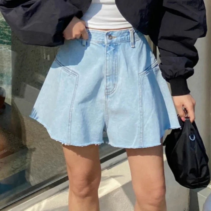 

High Waist Pleated Loose Fit Casual Denim Jeans Versatile Chic Korean Style Retro Summer 2026 Women's Fashion Jeans