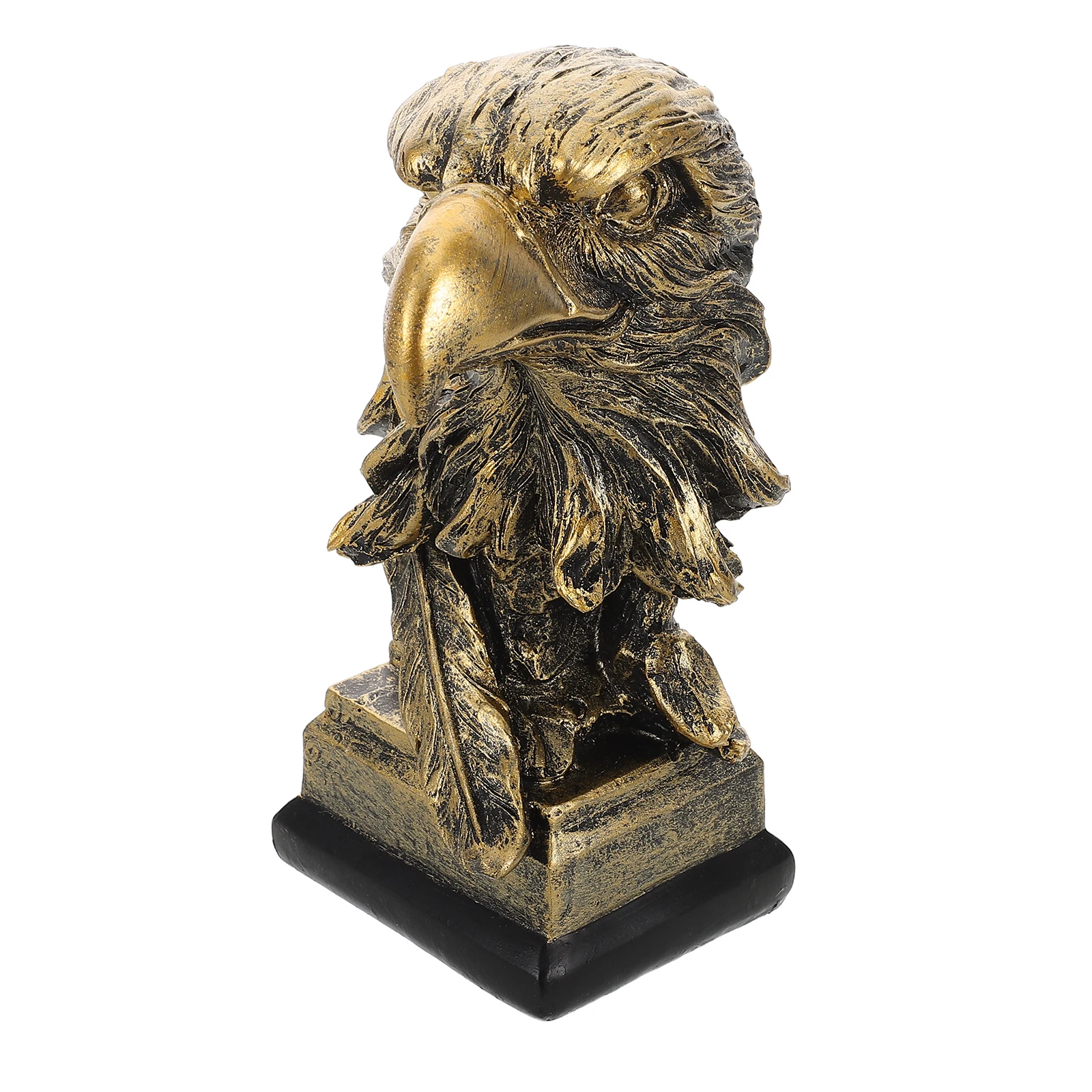 

Nordic Style Animal Sculpture Eagle Head Resin Ornament Home Office Living Room Bookshelf Decoration Desktop Retro