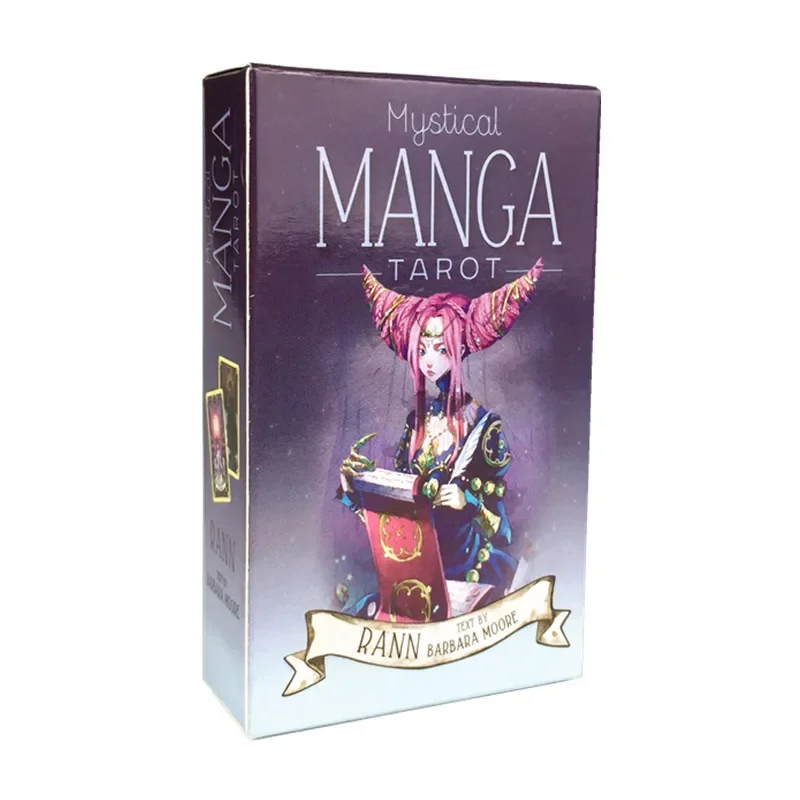 Tarot Cards Mystical Manga Tarot Cards Party Tarot Deck Supplies English Board Game Party Playing Cards With PDF Guidebook