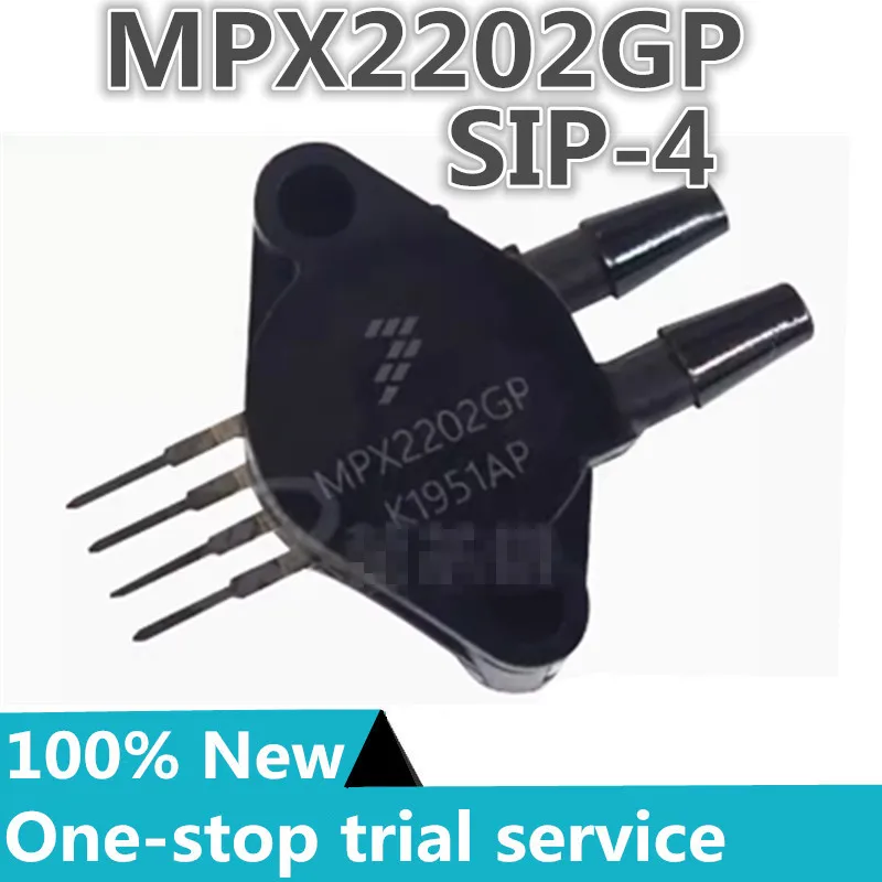 

2-50PCS %New MPX2202GP 4-SIP Exhaust pressure gauge Pressure Sensor 29.01PSI (200kPa) Male - 0.19" (4.93mm) Tube 0mV ~ 40mV (10V