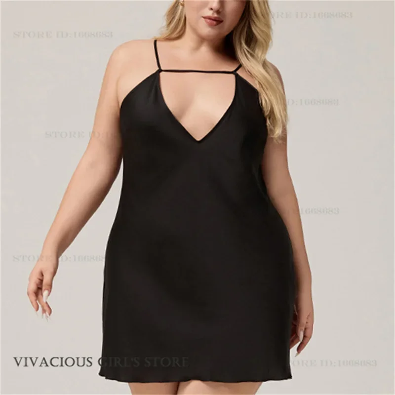 

Сексуальное нижнее белье с открытой спиной на подтяжках, ночное платье, сорочка, одежда для сна, домашняя одежда во французском стиле, ночная рубашка, большой размер 4Xl 5Xl, женская ночная рубашка