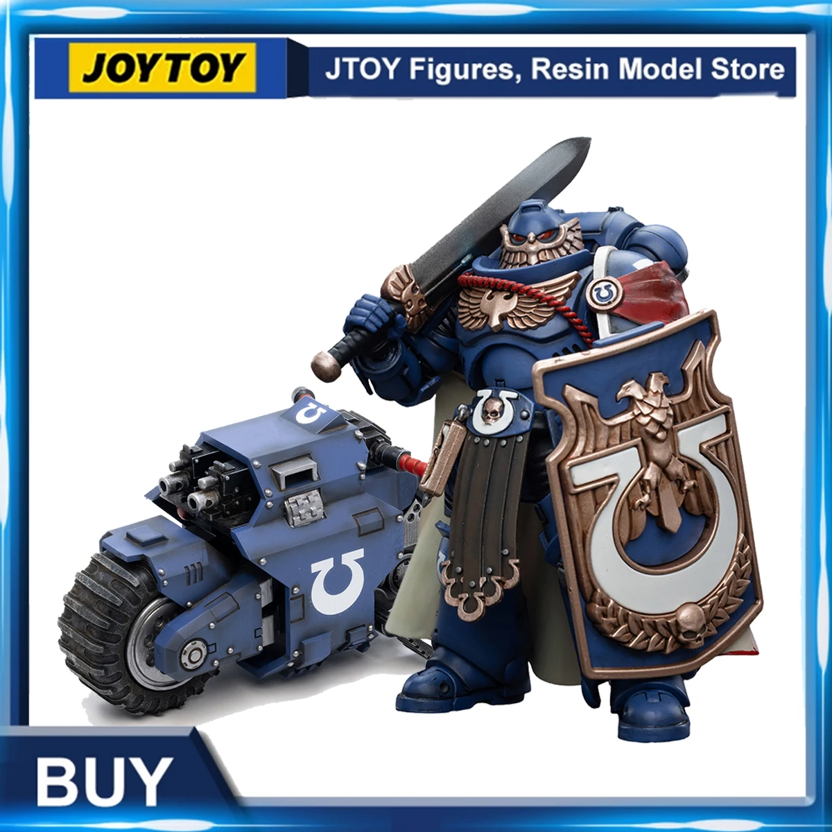 [Pre Sale]JOYTOY Warhammer 40K 1/18 Action Figures NEW Ultramarines Primarch Roboute Guilliman Anime Model Toys Gift