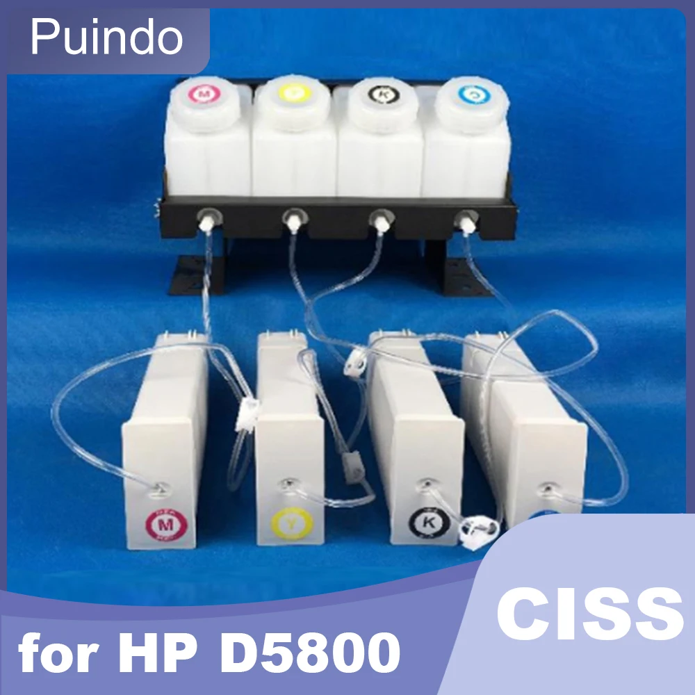 

Compatible Continuous Ink Supply System (CISS) for HP D5800 Excluding chips