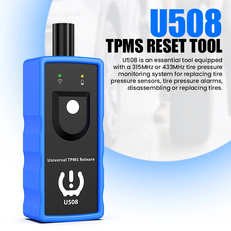 

Универсальный автомобильный инструмент для сброса TPMS U508, датчик контроля давления в шинах, инструмент для Ford Opel Jeep GMC BMW Chevrolet, бесплатная доставка