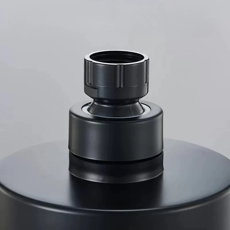 Round Showerheads 4 Inch Rainfall Shower Head Sprayer Bathroom Fixture Faucet Replacement Part Rain Shower Black Finish