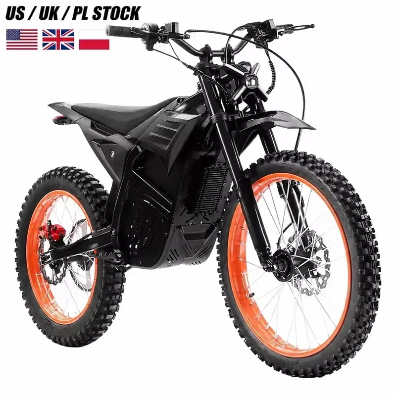 STROVAN Backcountry Elektro-Dirtbike 72V 2000W Offroad-Elektromotorrad für Erwachsene Trail USA Lagerbestand