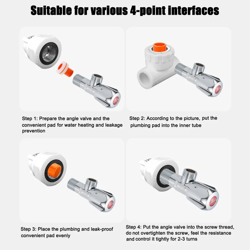 2023 Neue Rohrverschraubung BSP-Gewinde PPR-Rohrstopfen PPR-Rohrverschraubungen für Toilettenwinkel für Va