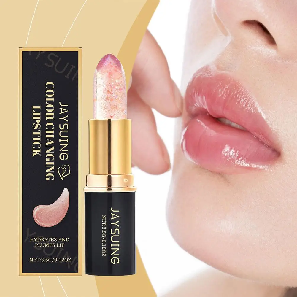 

3.5g Transferproof Color Changing Lipstick Moisturizing Nourishment Lipstick Lip Color Changing Long Lasting Transparente D E5Q7