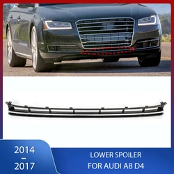 Car Front Bumper Grille Racing Grill Cover Lower Spoiler Lower Diffuser Lip 4H0807697 For Audi A8 D4 2014 2015 2016 2017