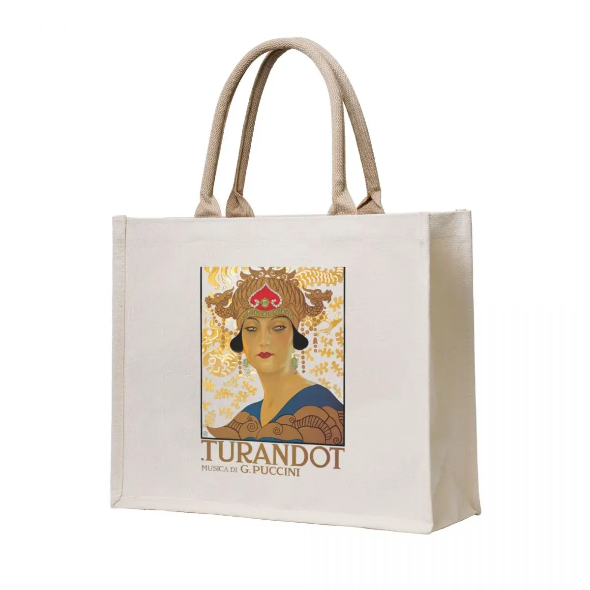 Old opera poster Puccini, Turandot Tote Bag handbag shopper bag woman Woman shopper bag