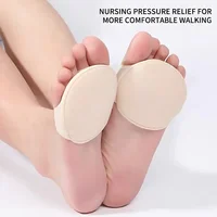 2-Pack Breathable Toe Pads, Forefoot Pad Protectors - Reusable Foot Pads, Foam Pads to Prevent Forefoot Pain and Discomfort 2