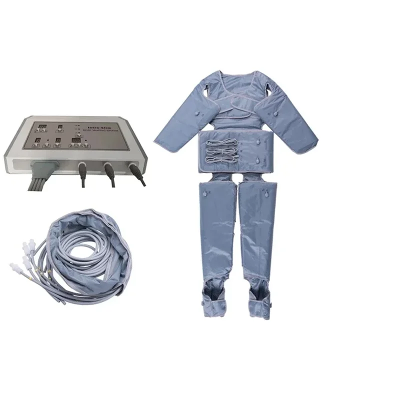 Professional Air Pressure Massage Heating Body Slimming Full Body Conjoined Negative Body Shaper Massage Device for Spa