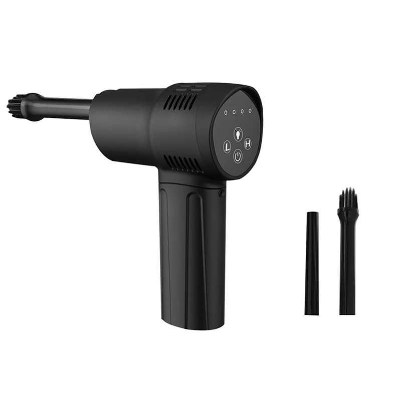 60000RPM Wireless Air Duster Adjustable Cordless Air Blower Compressed Dust Blowing Handheld Keyboard PC Camera Cleaner