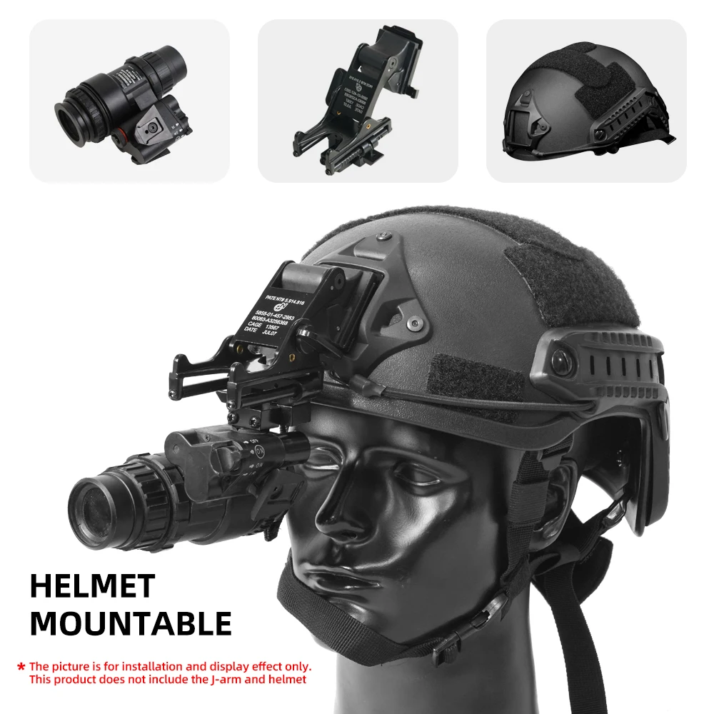 Тактический шлем BOOIU, складная подставка для зеркала ночного видения серии M4/M6, новая регулируемая раздвижная подставка для устройства ночного видения Pvs14
