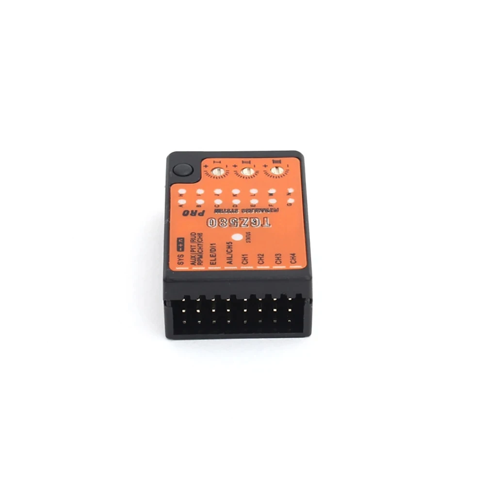New hot RC TGZ580 3-Axis Gyro FBL Flybarless Altitude Control Smart Flight System 4.5~10V For RC Helicopter T-Rex 250-800