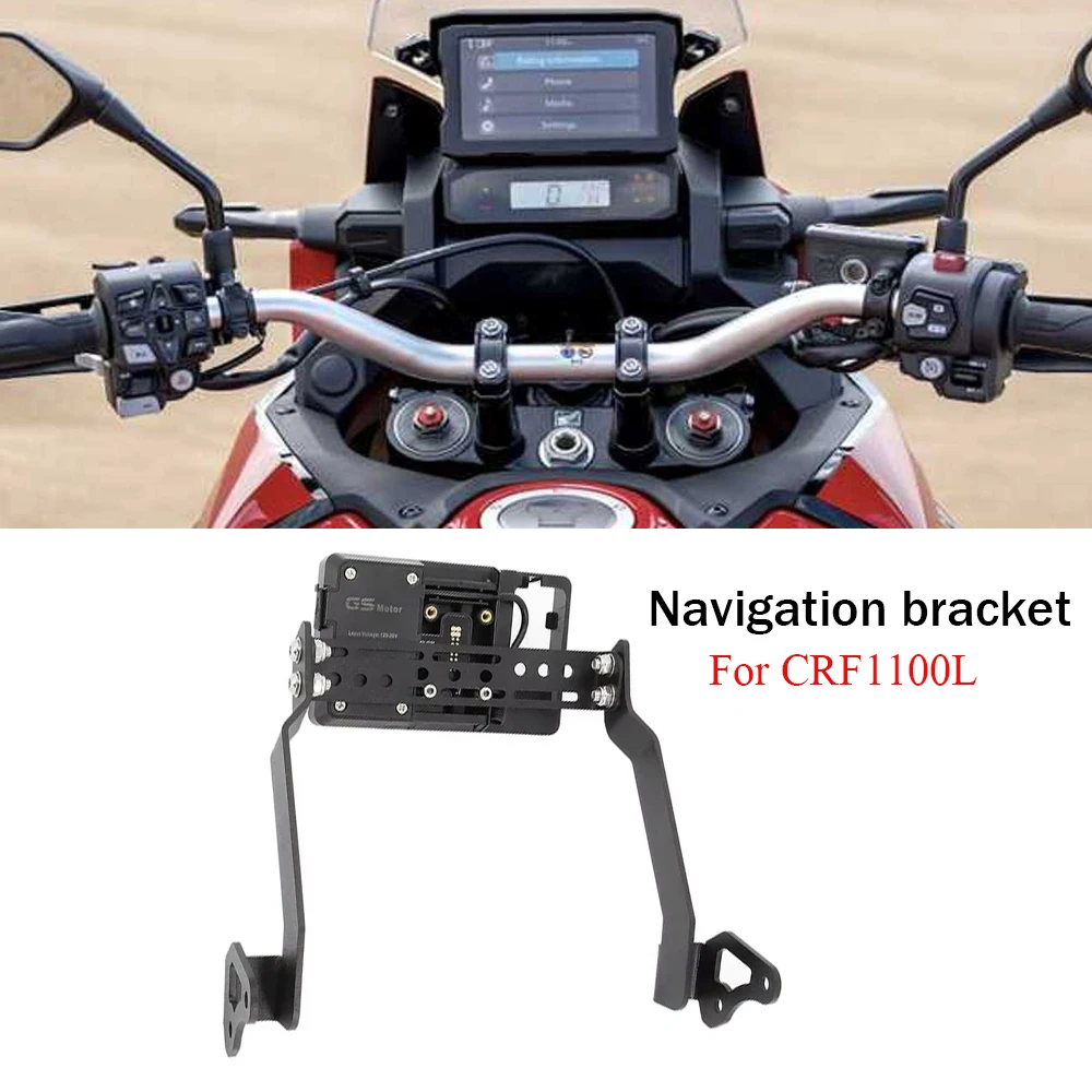 

For Honda CRF1100L CRF 1100 L Africa Twin Adventure sports Motorcycle navigation bracket GPS mobile phone holder kit