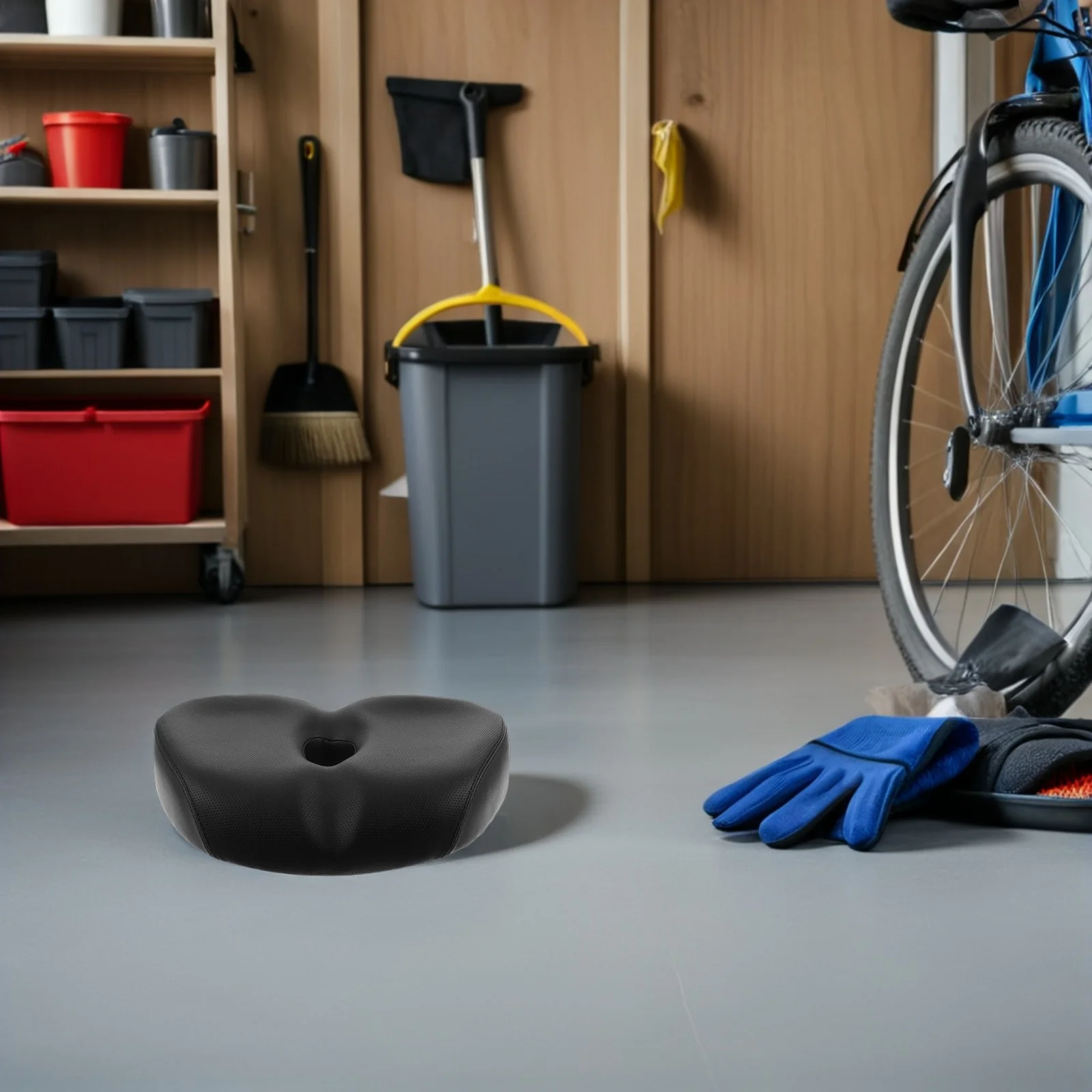 Hollow Bike Saddle Thickened Enlarged Design Comfortable Mountain Bicycle Seat Cushion Shockproof Waterproof Universal Bike Seat