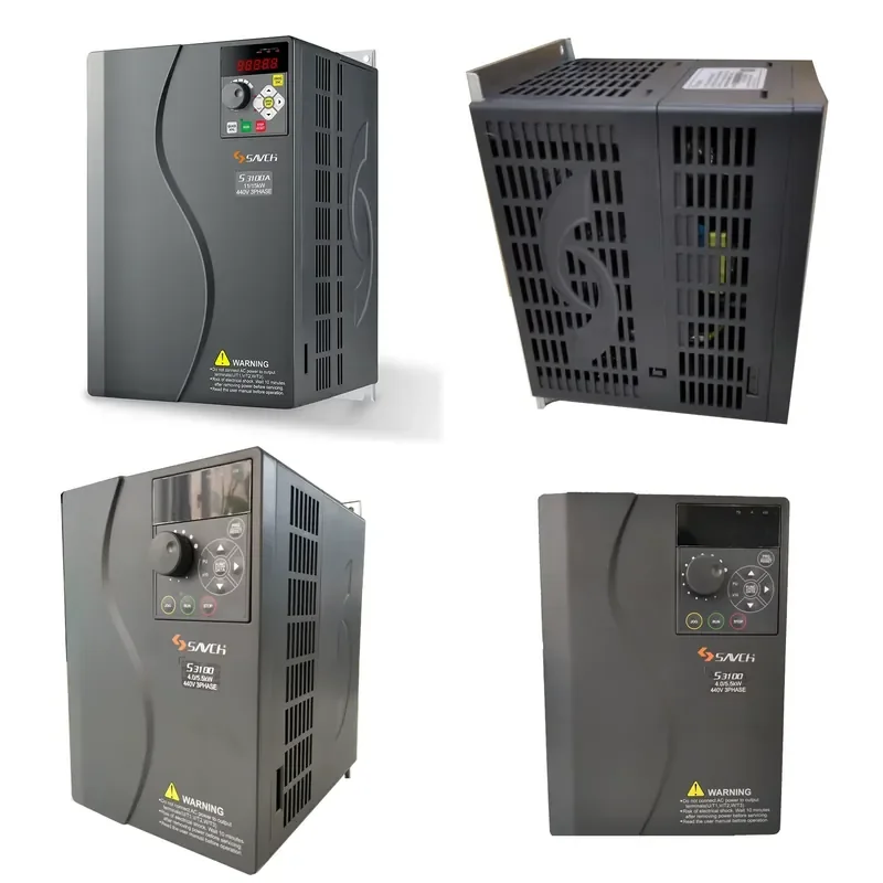 SAVCH S3100A AC Drive 0.4-630Kw 220V/380V 1/3Ph VFD Inverter with 0-400Hz Modbus/RS485 for Industrial Motor Speed Control
