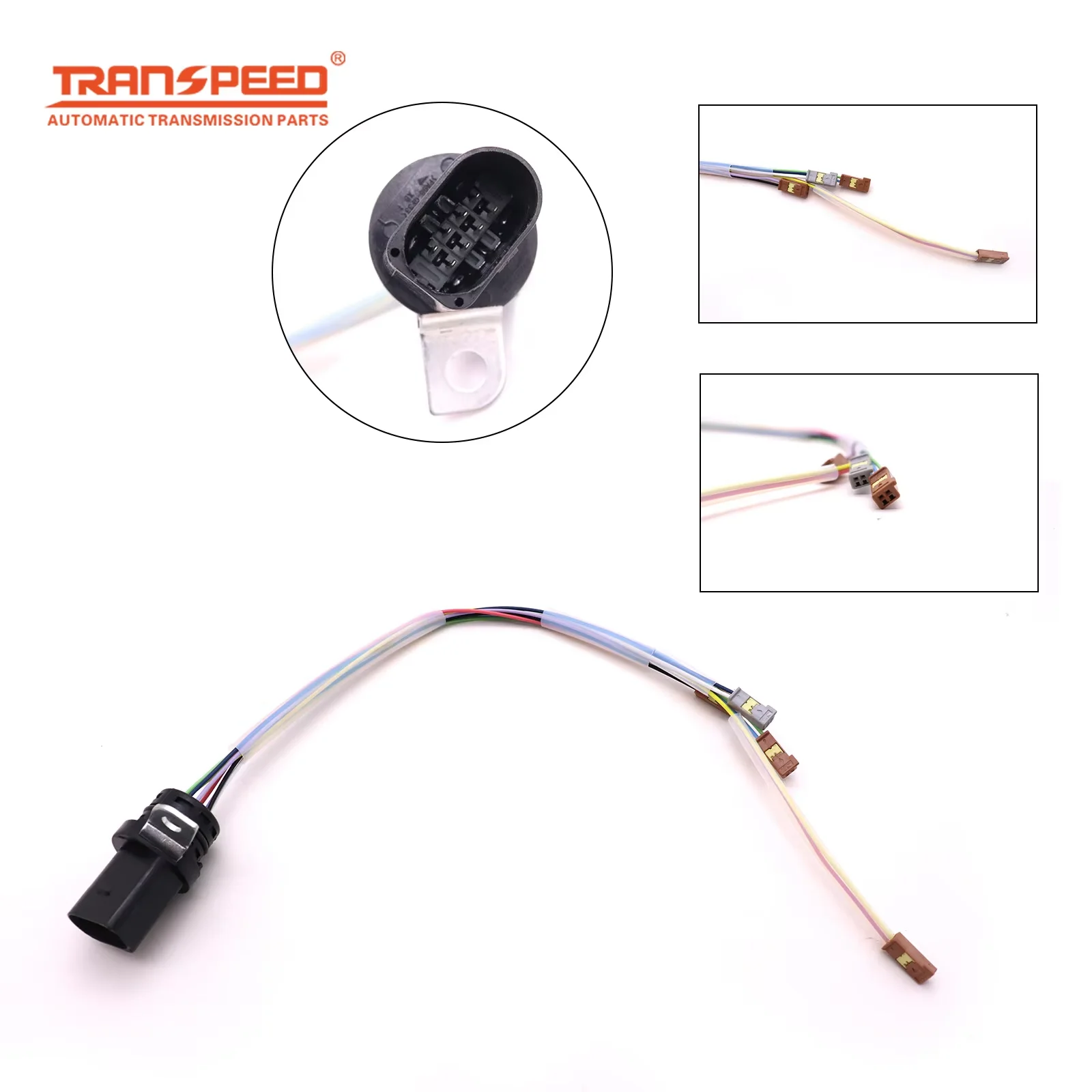 TRANSPEED 09D Autom Transmission Rebuild Second Generation Wiring Harness 8-Pin For VW TOUAREG V6 2.7L 3.0L 3.2L Q7