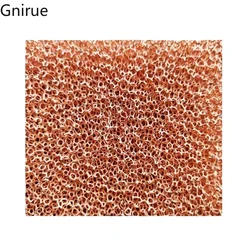 Gnirue 80um-25mm Thickness 20-130PPI Copper Foam Sheet Metal  Cu 100mmx100mm 200mmx300mm