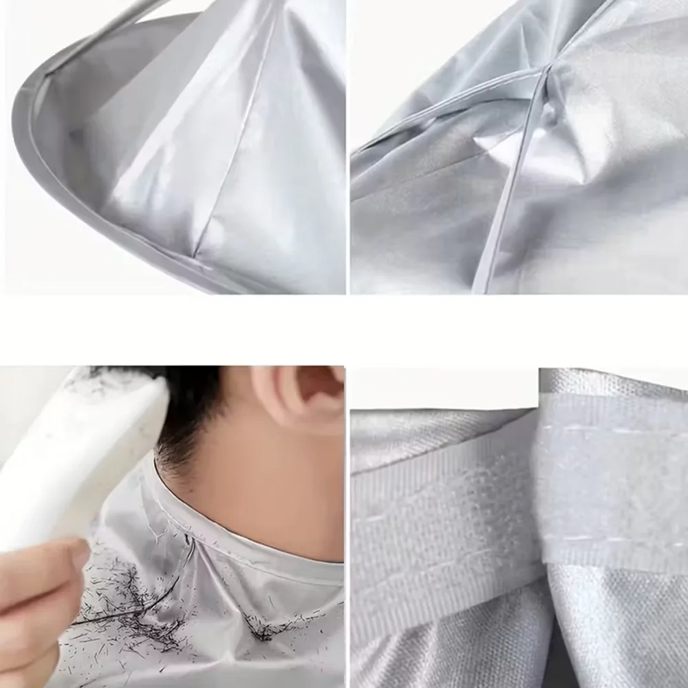Hair Cutting Cape - Haircut Cape Umbrella Waterproof Hair Cloak Barber Cape Foldable Hairdressing Umbrella Cape Apron. image 3