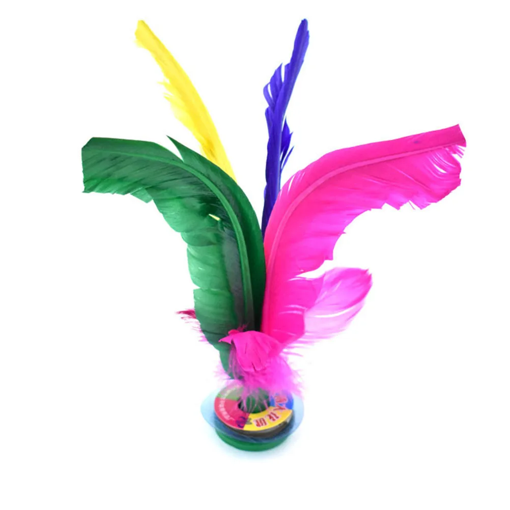 

6 Pcs Colored Shuttlecock Toy Premium Material Kicking Game Jianzi Indoor Outdoor Exercise Match Multiplayer