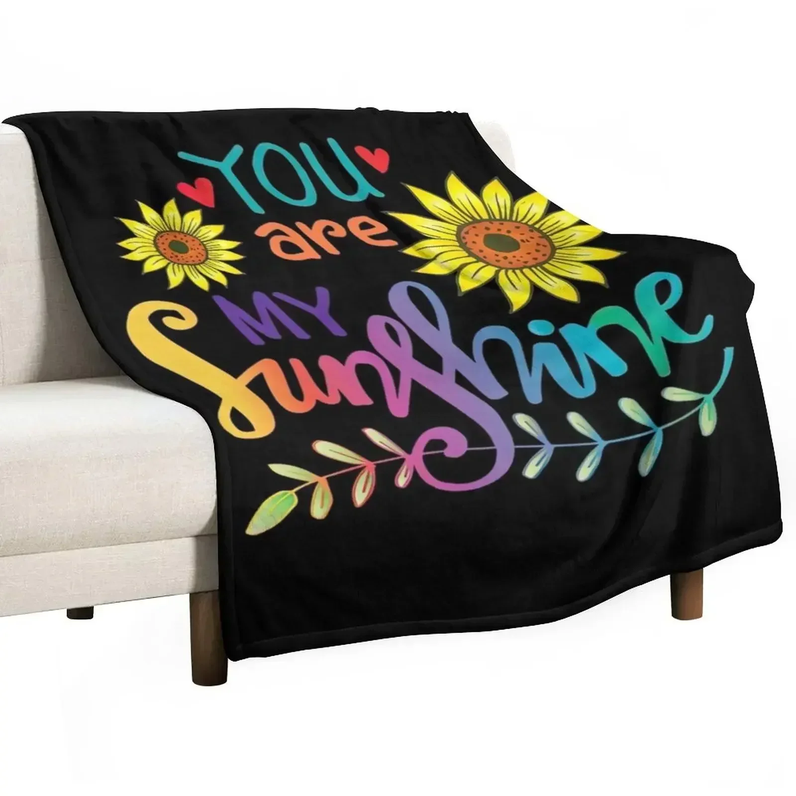 You Are My Sunshine, You Are My Sunshine Throw Blanket Durable Warm Blanket for Daily Home Use
