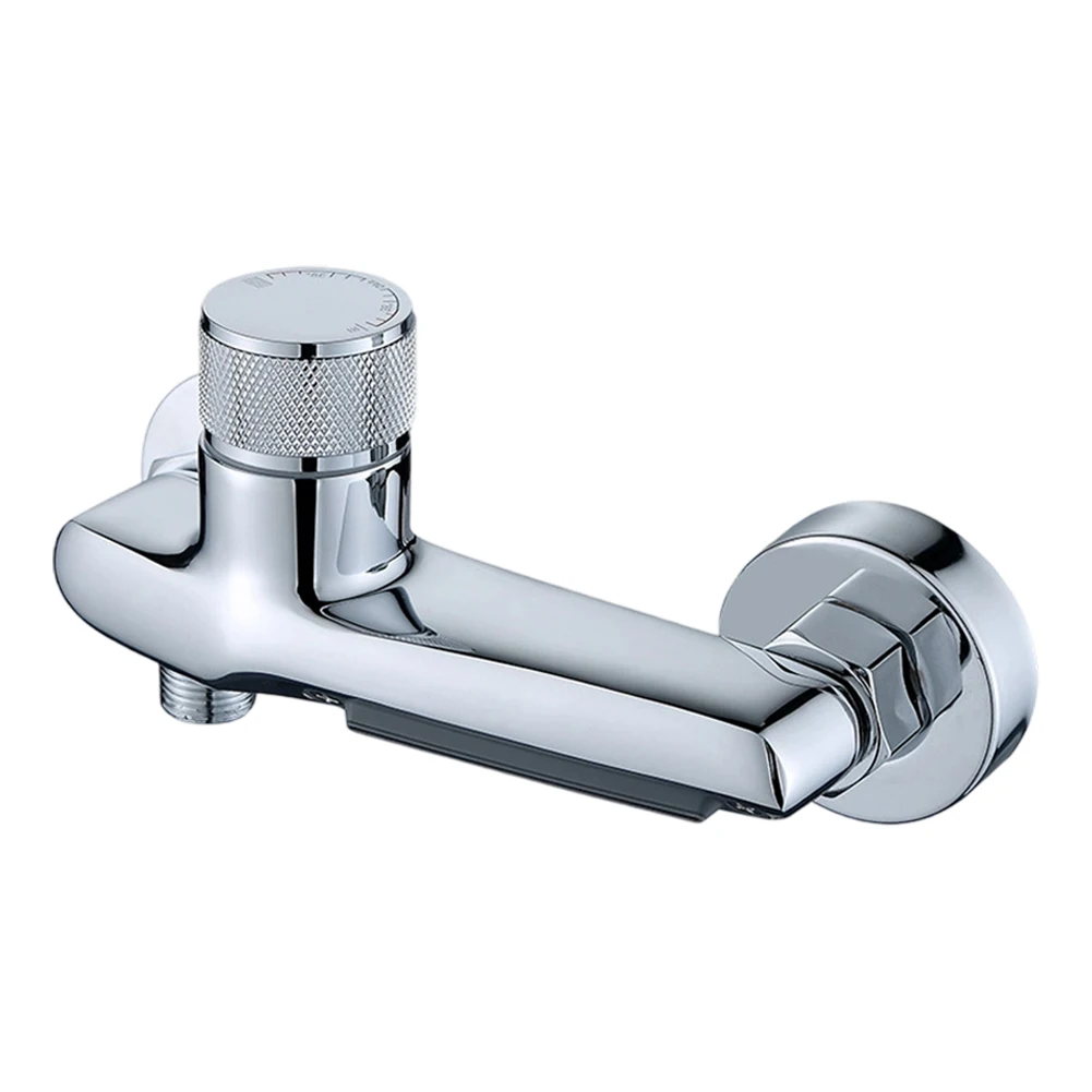 Brass Bathtub Faucet with Precision Temperature Mixing Valve and Separate Showerhead Switch for Tub Shower Compatibility