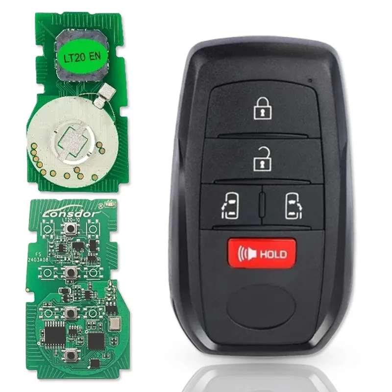 Keyless Smart Car Key 8A Chip Supports K518K518ISE KH100+ Generated for Toyota Sienna Venza Tacoma Tundra 2021-2024 BZ4X