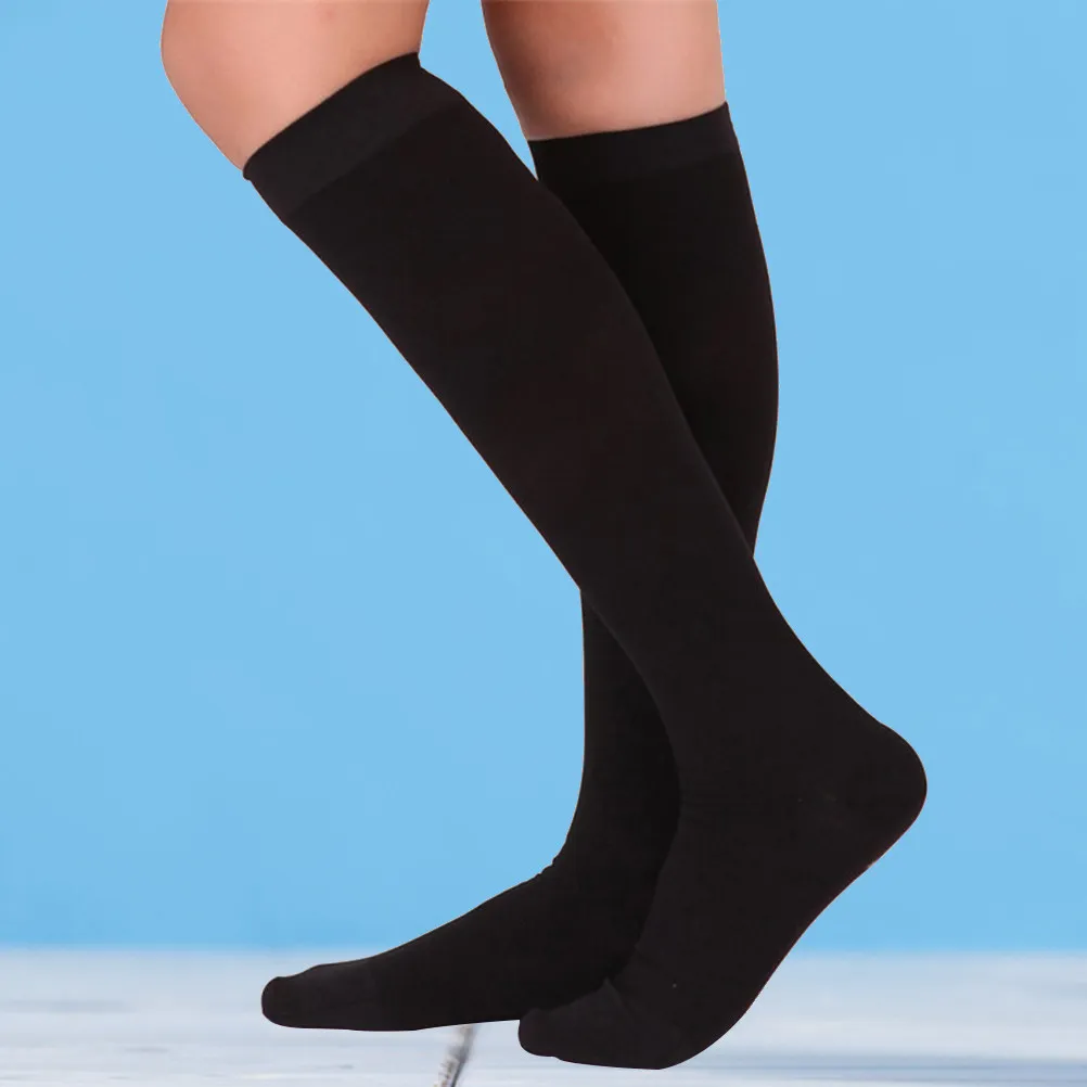 

4 пары компрессионных носков до колена для мужчин и женщин, легкие, нескользящие, поддерживающие, для бега, тренировок, снижения усталости